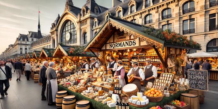 Mise en valeur région Normandie - parvis Rome